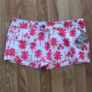 Red Camel Palm Tree Shorts